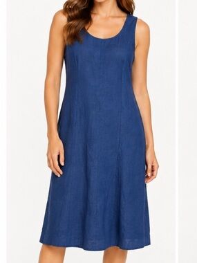 Weekend Choices Linen Dress